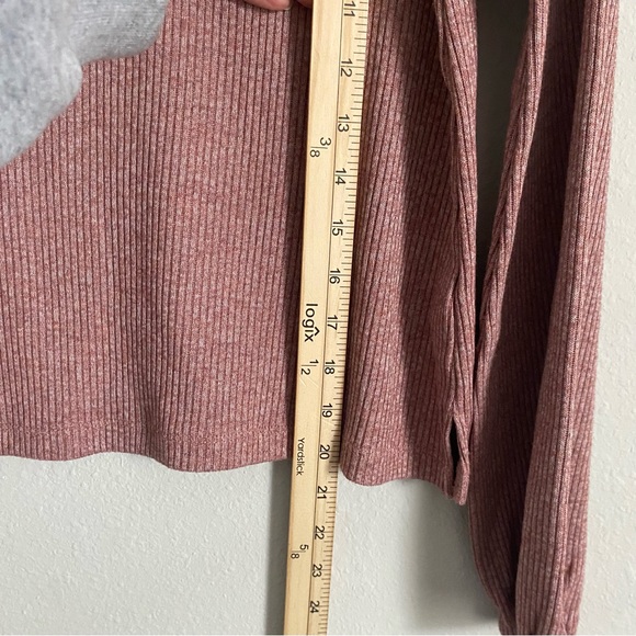 Madewell Womens Heathered Bubble-Sleeve Swing Turtleneck Small - Picture 7 of 8
